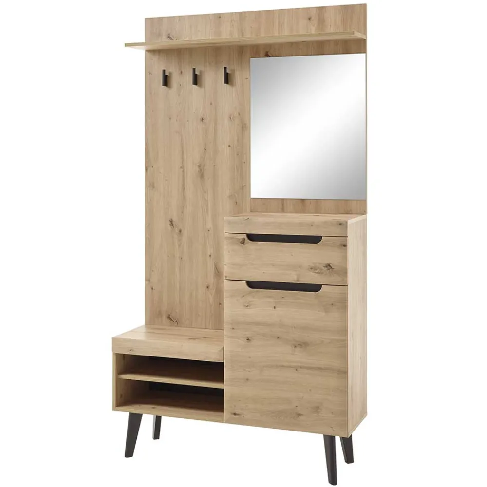 Wohnen Garderoben<Kompakte Garderobe im Skandi Design - Olcian