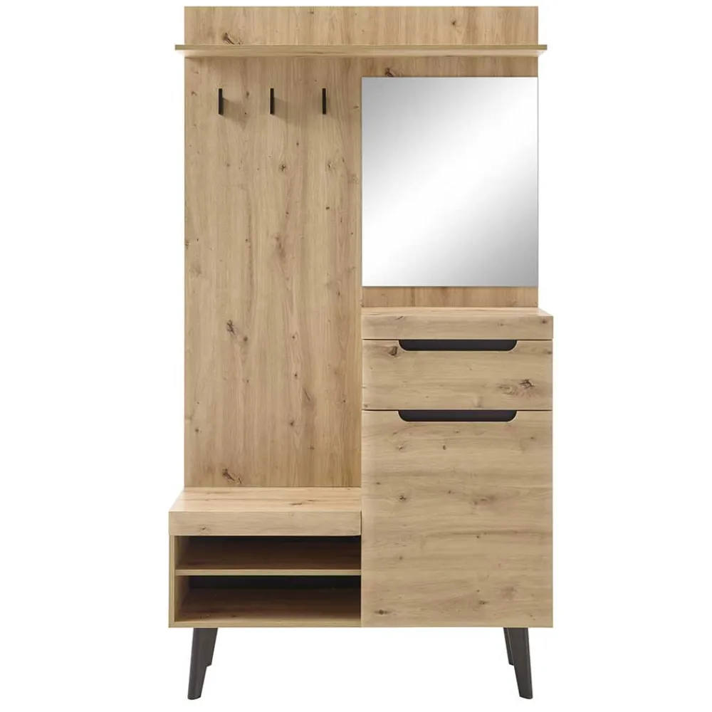 Wohnen Garderoben<Kompakte Garderobe im Skandi Design - Olcian