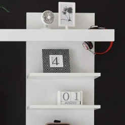 Wohnen Wohnwände<Kompakte TV Wand in Weiß Hochglanz Mextra mit Lowboard (zweiteilig)