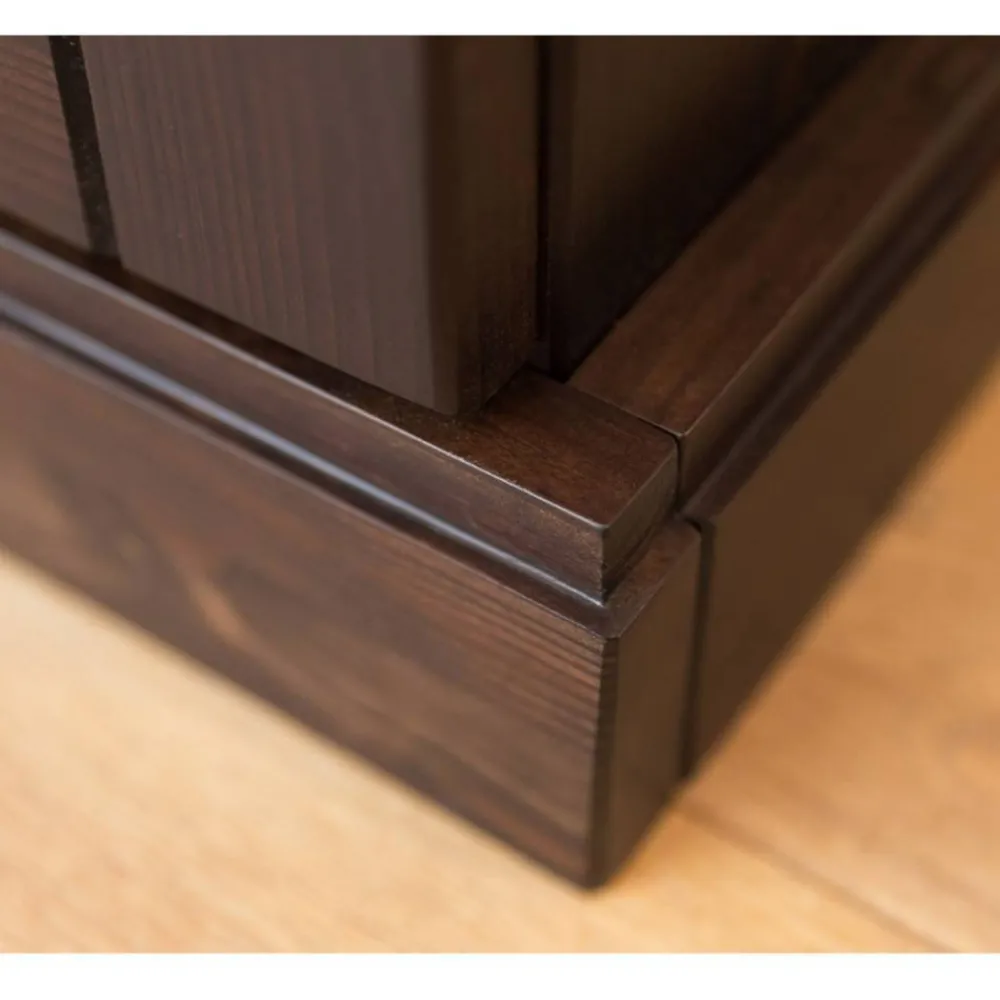 Wohnen Schränke<Kompakter Kleiderschrank im Modern-Country-Style - Nauizia