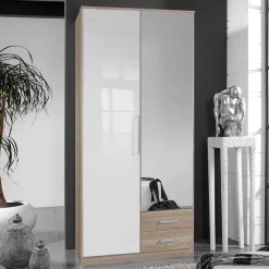 Wohnen Kleiderschränke<Kompakter Kombi-Kleiderschrank 91x199x58 cm - Grands