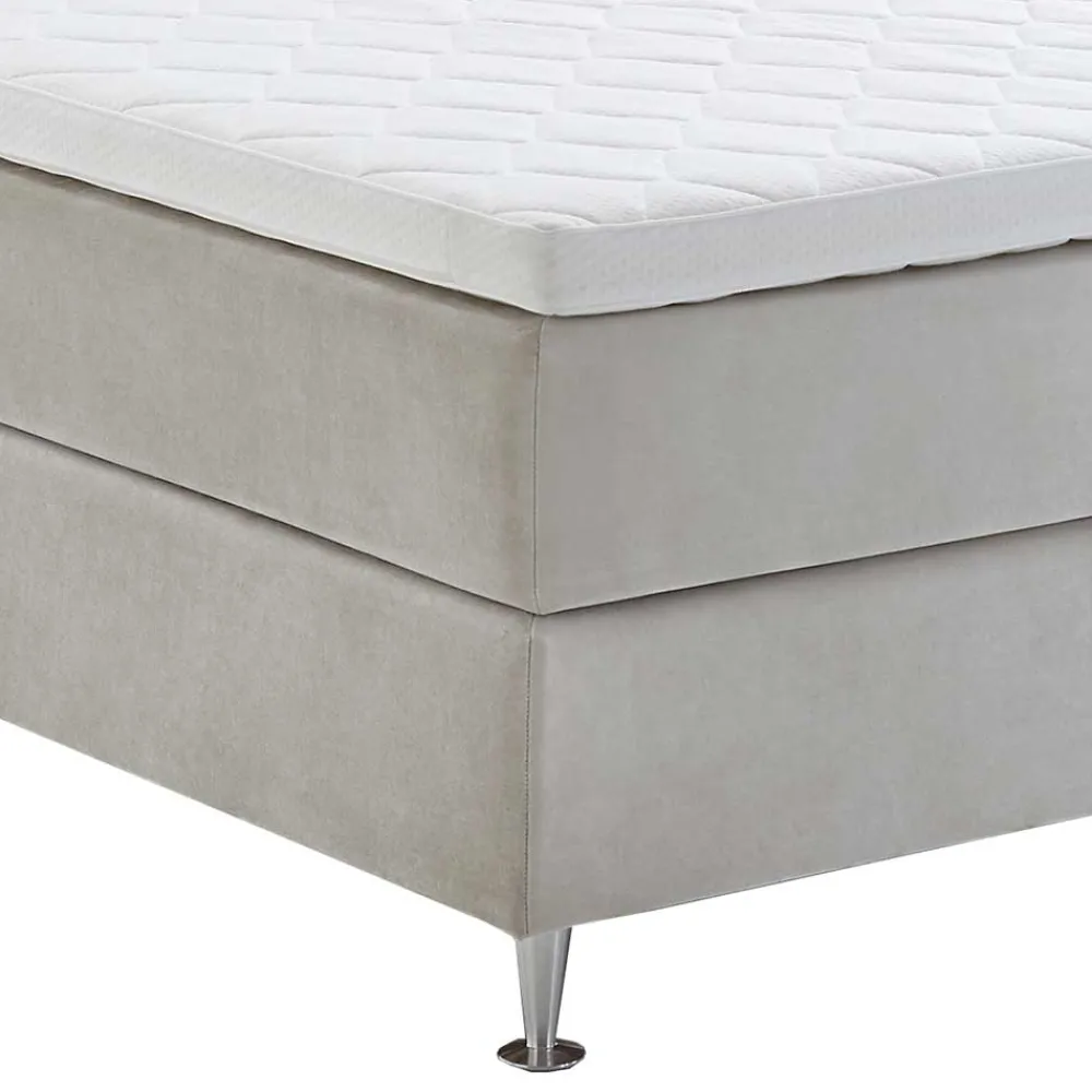 Wohnen Betten<Komplett Boxspringbett in Creme - Skowera