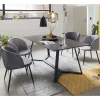 Wohnen Sitzgruppe<Komplette Essgruppe im Industrial Style - Calist (fünfteilig)
