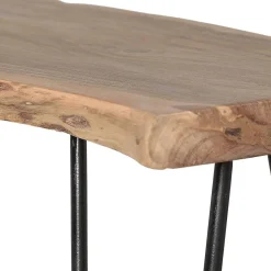 Wohnen Tische<Konsolentisch mit Baumkante Holzplatte Akazie - Cornelys