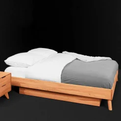 Wohnen Betten<Kopfteilloses Einzelbett in Übergröße - Junola