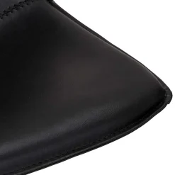 Wohnen Hocker<Kunstleder Barstuhl in Schwarz - Bennetto (2er Set)