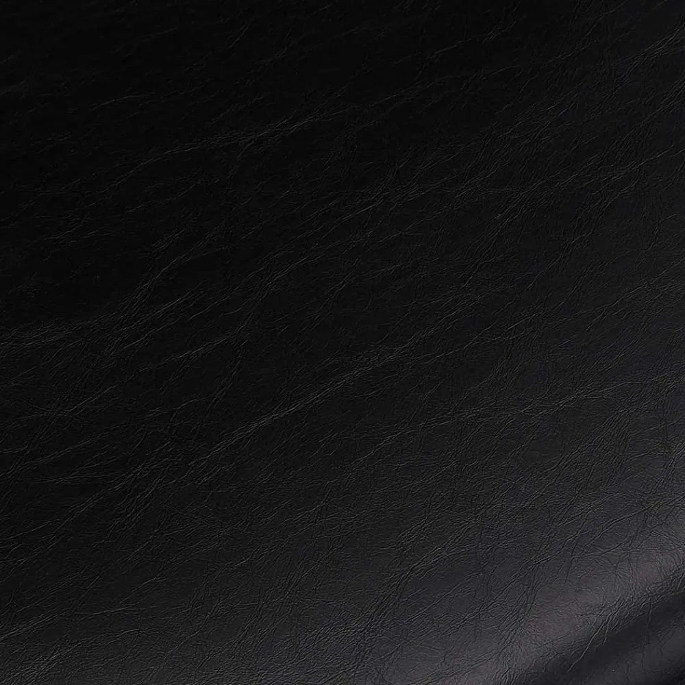 Wohnen Hocker<Kunstleder Barstuhl in Schwarz - Bennetto (2er Set)