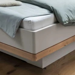 Wohnen Betten<Kunstleder Design Bett mit Licht am Kopfteil - Crascanu