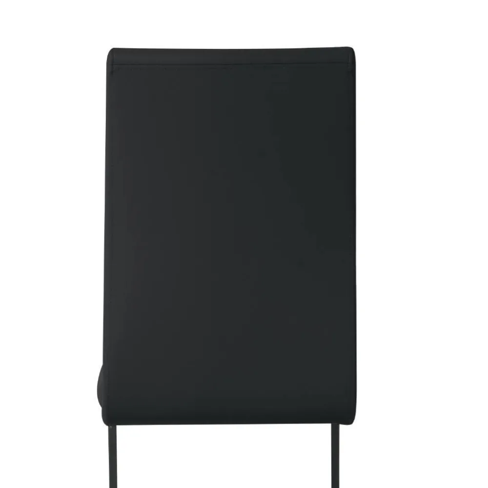 Wohnen Stühle<Kunstleder Freischwinger in Schwarz - Pencras (2er Set)
