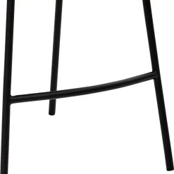 Wohnen Hocker<Kunstleder Polsterstuhl mit 65 cm Sitzhöhe - Nelu