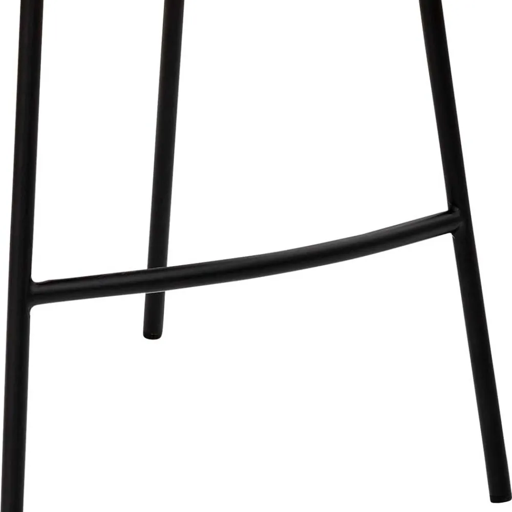 Wohnen Hocker<Kunstleder Polsterstuhl mit 65 cm Sitzhöhe - Nelu