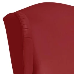 Wohnen Sessel<Kunstleder-Ohrensessel in Rot - Ponzas