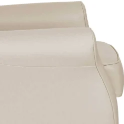 Wohnen Sessel<Kunstledersessel in Beige mit Buche Natur - Charleen
