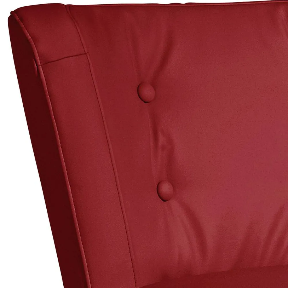 Wohnen Sessel<Kunstledersessel in Rot - Lilano