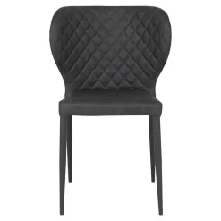 Wohnen Stühle<Kunstlederstühle mit Rauten Steppung - Trendenca (4er Set)