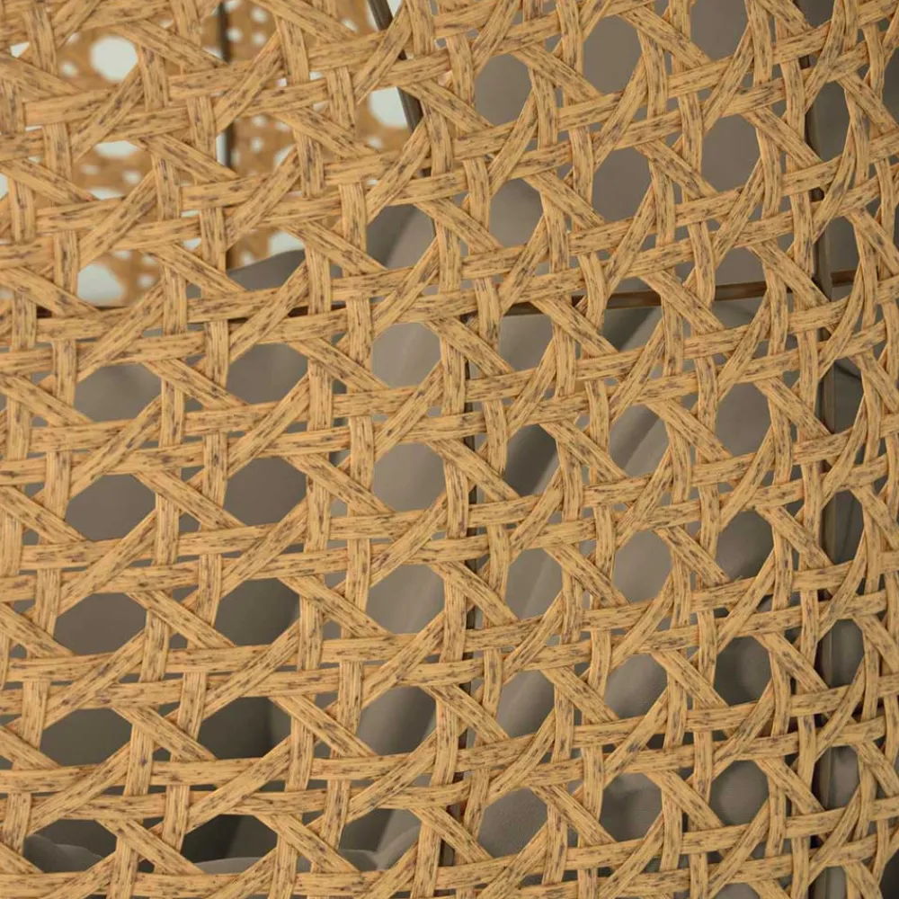 Wohnen Sessel<Kunstrattan Hängesessel in Naturoptik Beige - Trokania