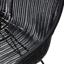 Wohnen Stühle<Kunstrattan Stühle in Schwarz - Delhia (2er Set)