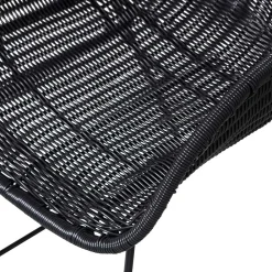 Wohnen Stühle<Kunstrattan Stühle in Schwarz - Delhia (2er Set)
