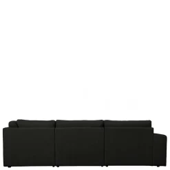 Wohnen Sofas<L Sofa aus Webstoff in Anthrazit - Jilatov