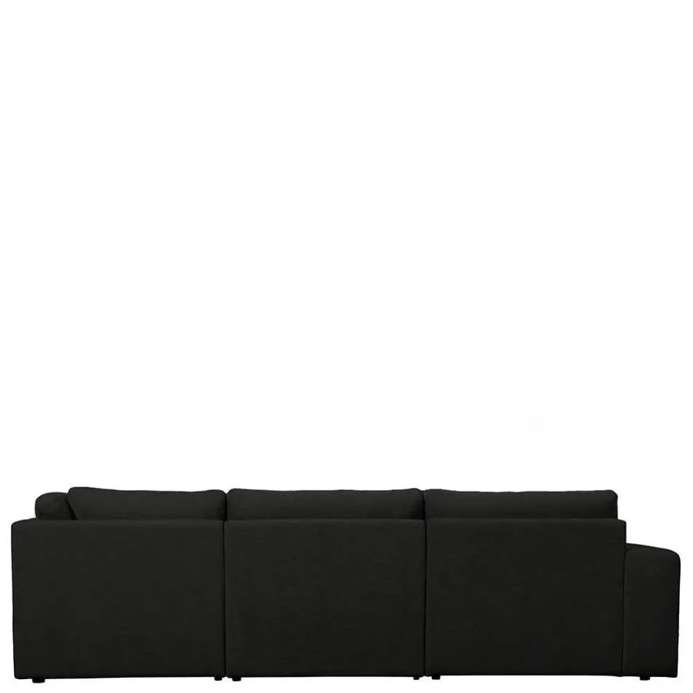 Wohnen Sofas<L Sofa aus Webstoff in Anthrazit - Jilatov