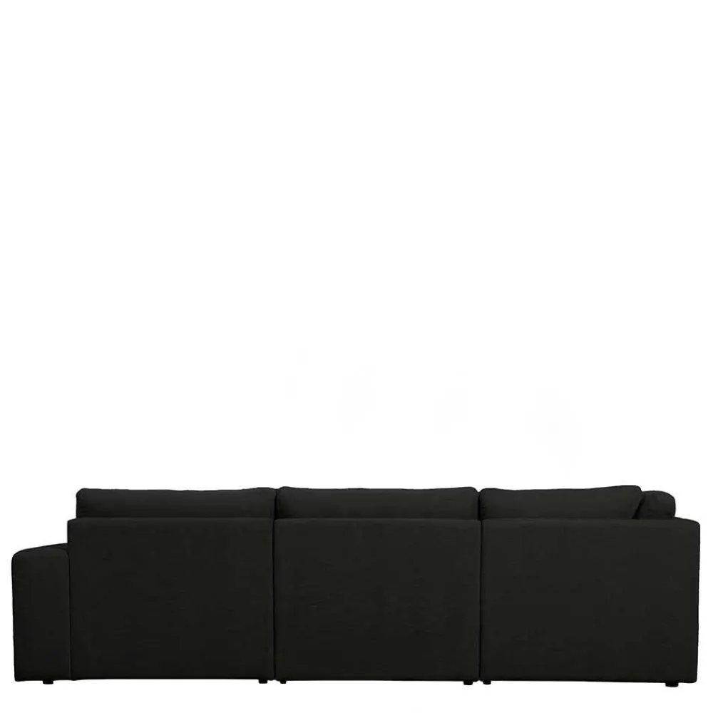 Wohnen Sofas<L Sofa aus Webstoff in Anthrazit - Jilatov