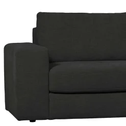 Wohnen Sofas<L Sofa aus Webstoff in Anthrazit - Jilatov