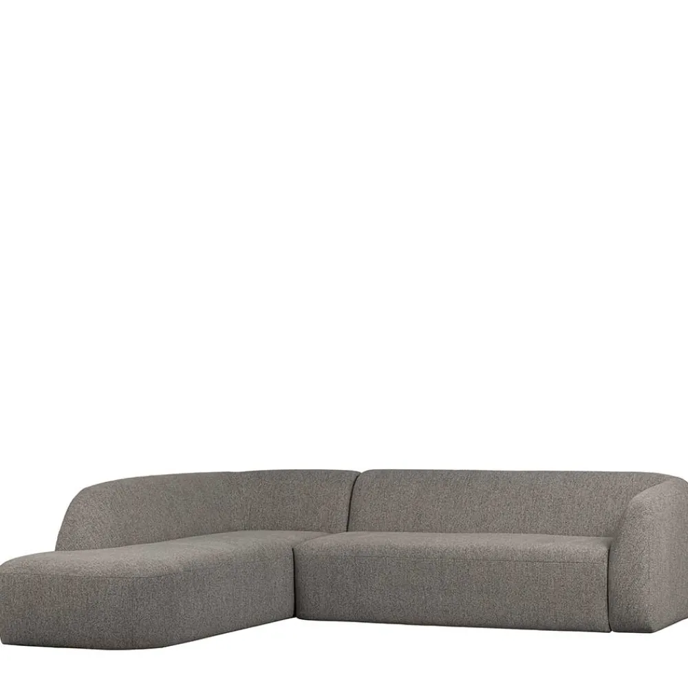 Wohnen Sofas<L Sofa im Skandi Design in Grau Chenille - Grandessa