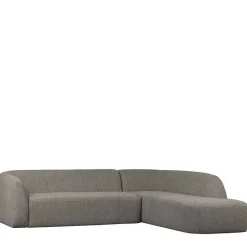 Wohnen Sofas<L Sofa im Skandi Design in Grau Chenille - Grandessa