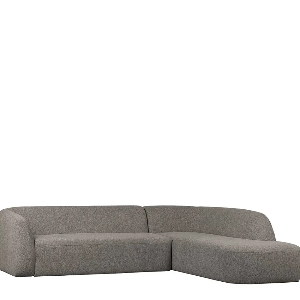 Wohnen Sofas<L Sofa im Skandi Design in Grau Chenille - Grandessa