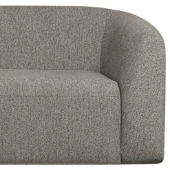 Wohnen Sofas<L Sofa im Skandi Design in Grau Chenille - Grandessa