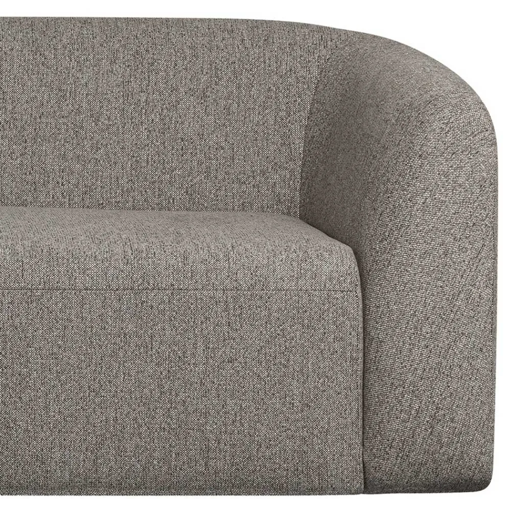 Wohnen Sofas<L Sofa im Skandi Design in Grau Chenille - Grandessa