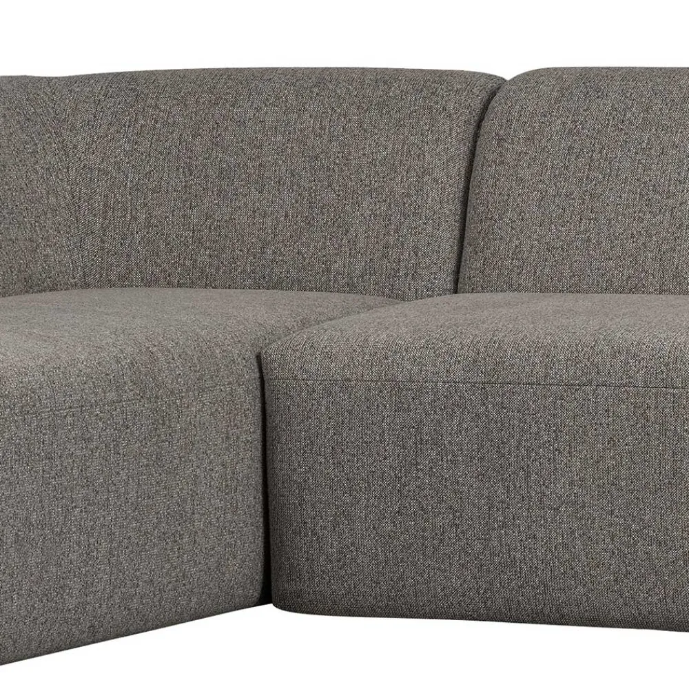 Wohnen Sofas<L Sofa im Skandi Design in Grau Chenille - Grandessa
