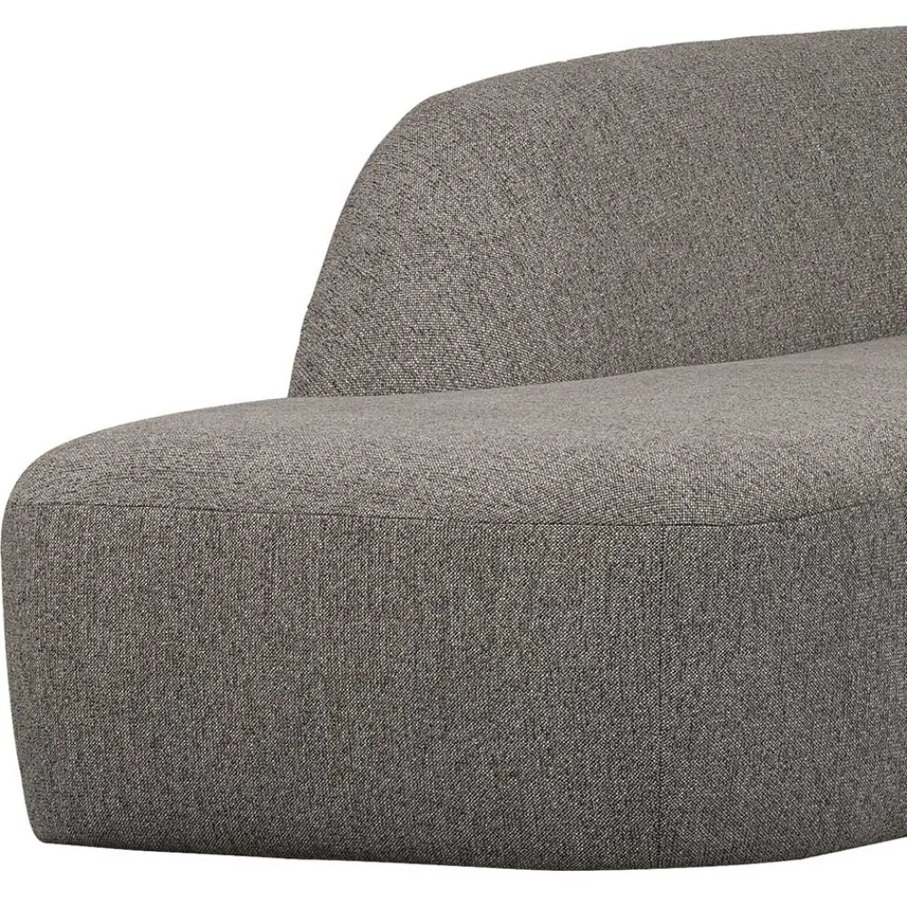 Wohnen Sofas<L Sofa im Skandi Design in Grau Chenille - Grandessa