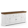Wohnen Sideboards<Landhaus Anrichte aus Kiefer zweifarbig - Zalya