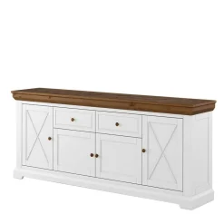 Wohnen Sideboards<Landhaus Anrichte aus Kiefer zweifarbig - Zalya