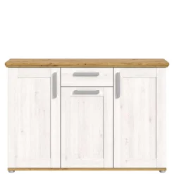 Wohnen Sideboards<Landhaus Anrichte in Holzoptik Lärche Weiß - Tocella