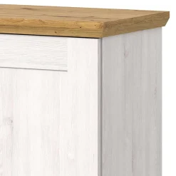 Wohnen Sideboards<Landhaus Anrichte in Holzoptik Lärche Weiß - Tocella