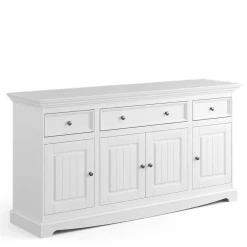 Wohnen Sideboards<Landhaus Anrichte in Weiß lackiert - Indico