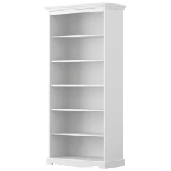 Wohnen Regale<Landhaus Bücherregal in Weiß lackiert - Indico