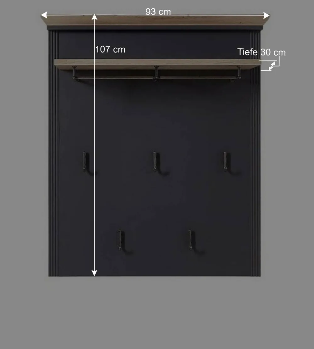 Wohnen Garderoben<Landhaus Dielenmöbel Kombi Set - Thumbs (fünfteilig)
