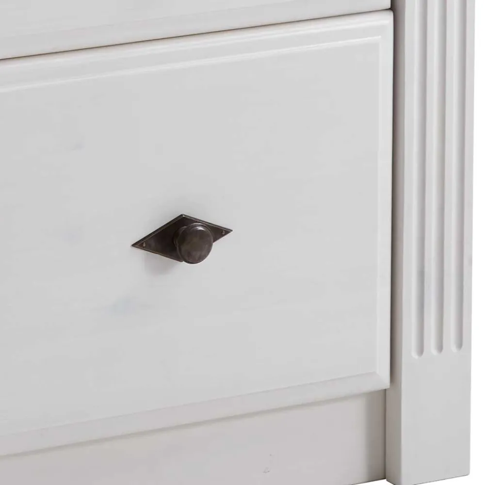Wohnen Betten<Landhaus Doppelbett & Nachtkommoden - Oradea (dreiteilig)