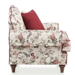Wohnen Sofas<Landhaus Dreisitzer Sofa mit Blumen - Baonga