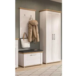 Wohnen Garderoben<Landhaus Flureinrichtung Set - Tocella (dreiteilig)