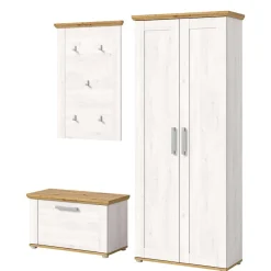 Wohnen Garderoben<Landhaus Flureinrichtung Set - Tocella (dreiteilig)