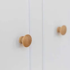Wohnen Garderoben<Landhaus Flurmöbel Set aus Kiefer - Saluts (dreiteilig)