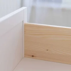 Wohnen Highboards<Landhaus Highboard aus Kiefer zweifarbig - Zalya