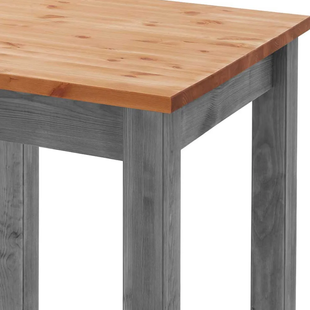 Wohnen Sitzgruppe<Landhaus Hochtisch und Barhocker Set - Ziamora (dreiteilig)