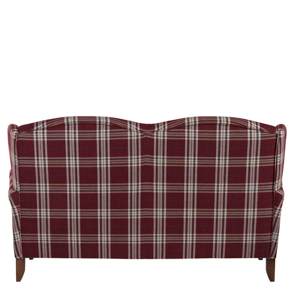 Wohnen Sofas<Landhaus Küchensofa in Rot mit Kariert Muster - Matieu