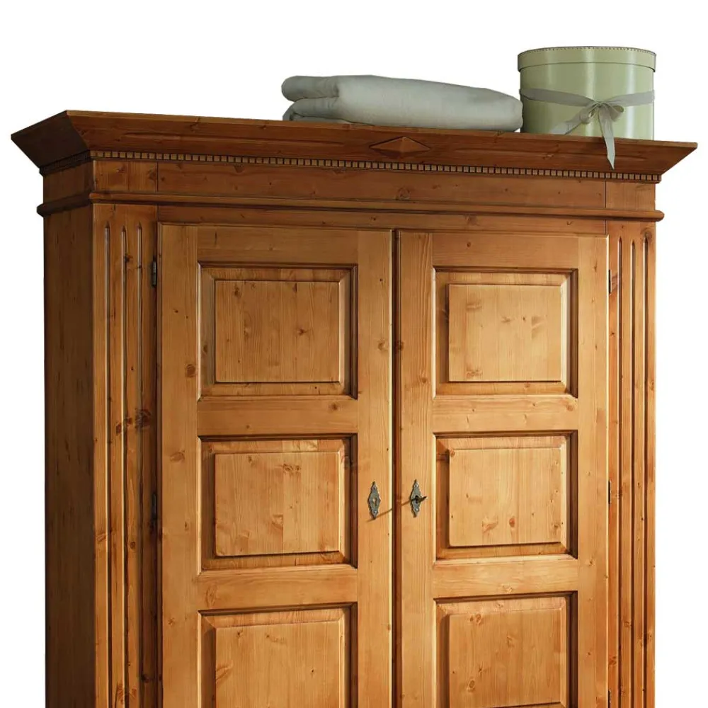 Wohnen Kleiderschränke<Landhaus Kleiderschrank aus Fichte - Futura