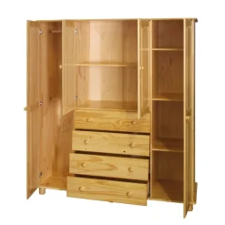 Wohnen Kleiderschränke|Schränke<Landhaus Kleiderschrank aus Kiefernholz - Lajuna